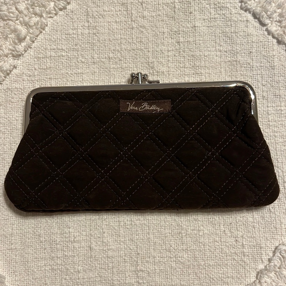 Vera Bradley | kisslock wallet | brown